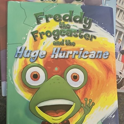 Freddy the Frogcaster Hardcover Illustrated Janice Dean Ages 4-8 Russ Cox