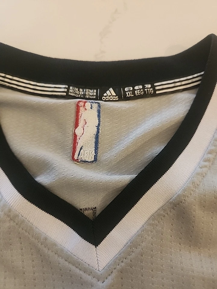 Camiseta de basquete costurada Adidas San Antonio Spurs NBA Finals Kawhi Leonard #2 XXL - Imagem 4 de 4