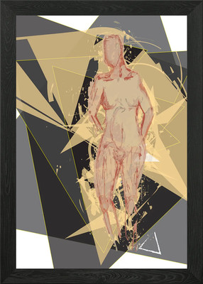 Digital Bodies Flash Point Gerahmtes Wandbild Poster Leinwanddruck Bild