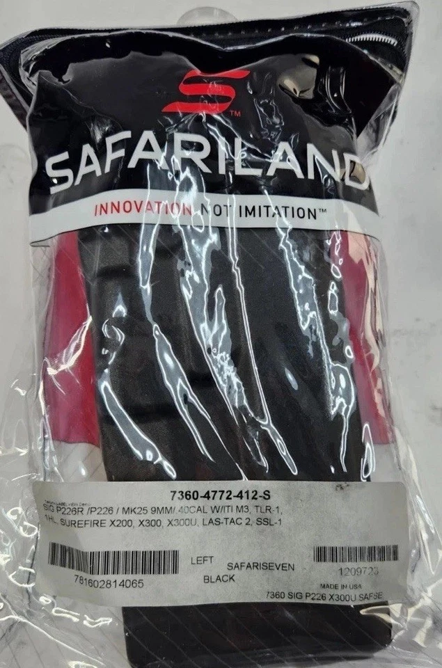 Safariland 7360 7TS ALS/SLS Level 3 Holster SIG P226 MK25 w/ TLR X300 - Image 4 of 4