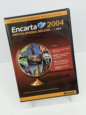 Microsoft Encarta 2004 Deluxe Cd-Rom, 3 Disc Set 