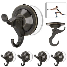 Wreath Hangers Front Door 5 Pack Suction Cup Hooks Shower Large Wall Adhesive