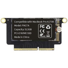 A1708 512GB NVMe SSD for MacBook Pro Retina 2016-2017