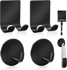 Razor Holder 304 Stainless Steel Shower Adhesive Sticky Heavy Duty Waterproof