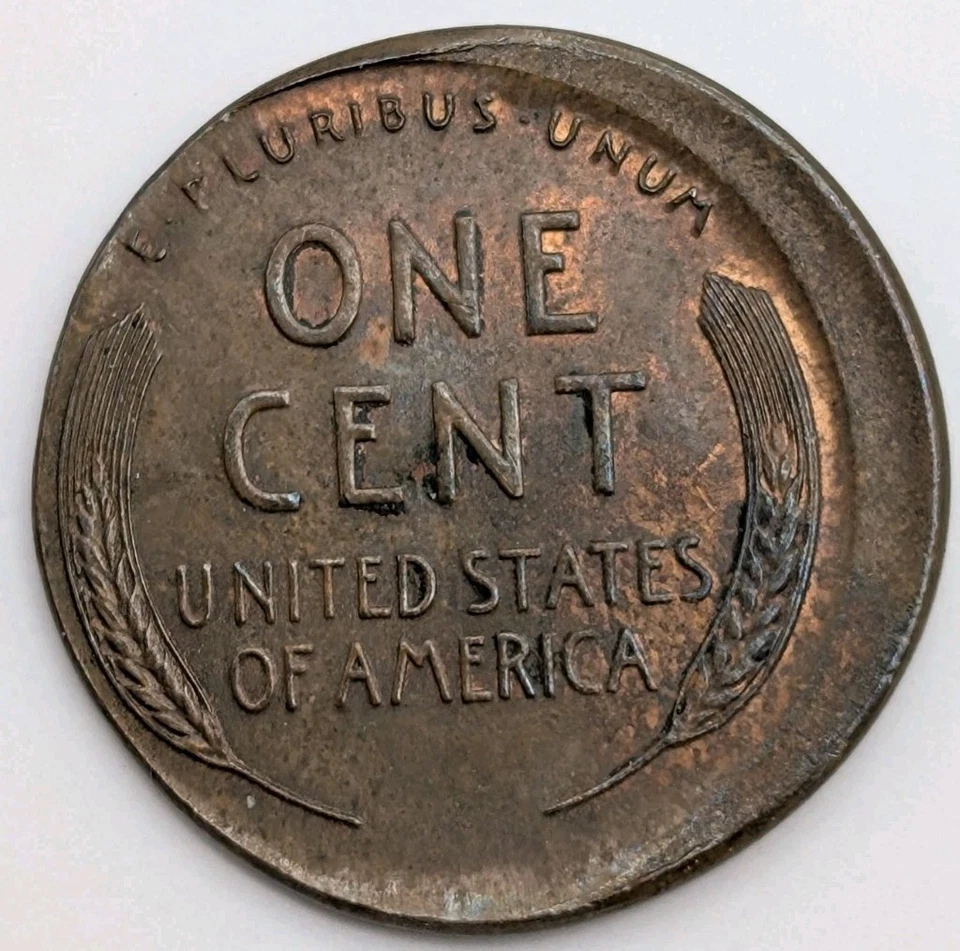 1936 - P - Lincoln Wheat Cent Penny - Error - Struck Off-Center U61 - Image 4 of 4