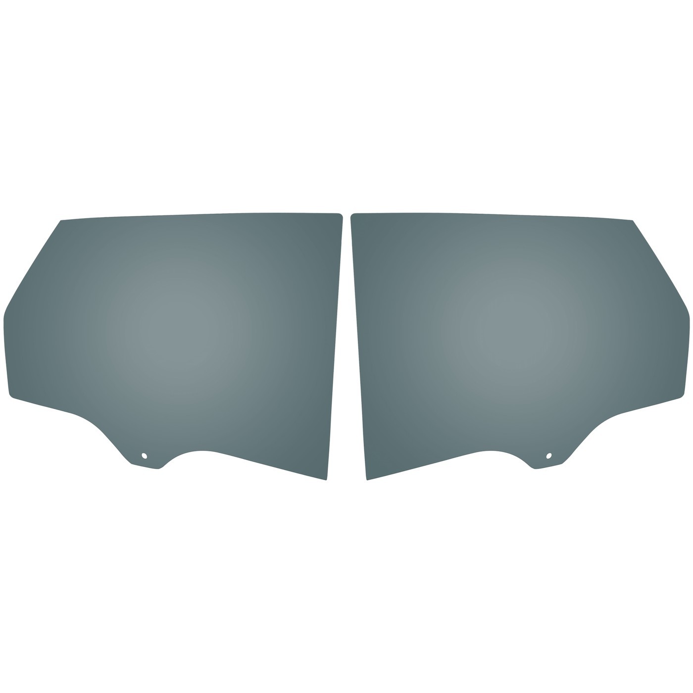 Pair Set of 2 Door Glasses Front or Rear Driver & Passenger Side Left Right