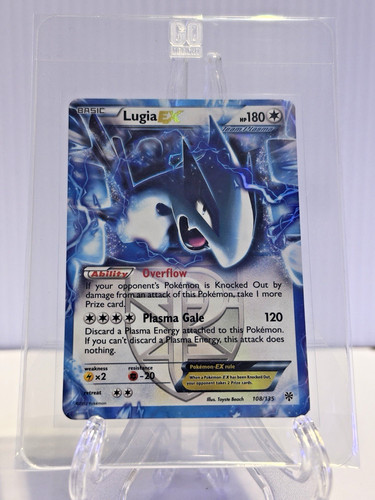 Pokemon TCG Lugia EX 108/135 Plasma Storm Holo Ultra Rare 2012