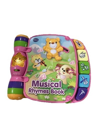 VTech Musical Rhymes Book Kids Baby Toddler Interactive Learning Educational Toy