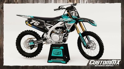 CustomMX: Grafik Kit passend für alle Yamaha YZ YZF WR WRF Modelle 85 12 250 450 426