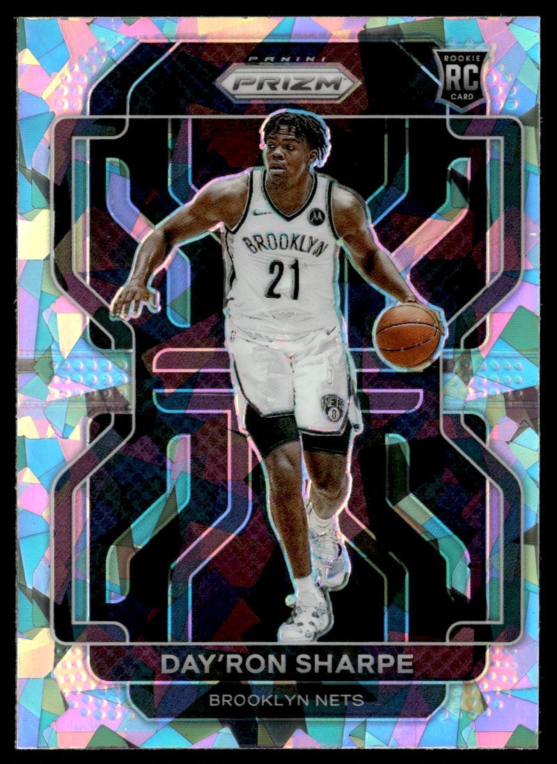 2021-22 PANINI PRIZM CRACKED ICE DAY'RON SHARPE BROOKLYN NETS #281