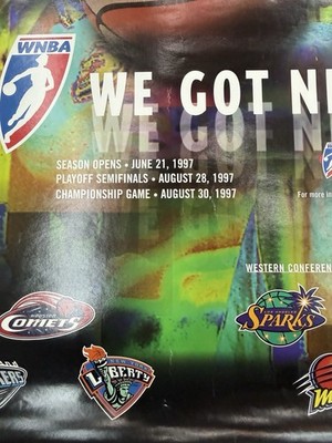 SUPER RARE 1997 WNBA Inaugural Season Lisa Leslie Sparks