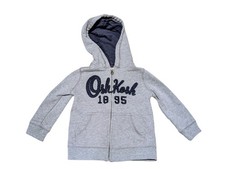 Oshkosh B'gosh Toddler Zip Up Hooded Jacket Size 2T Grey