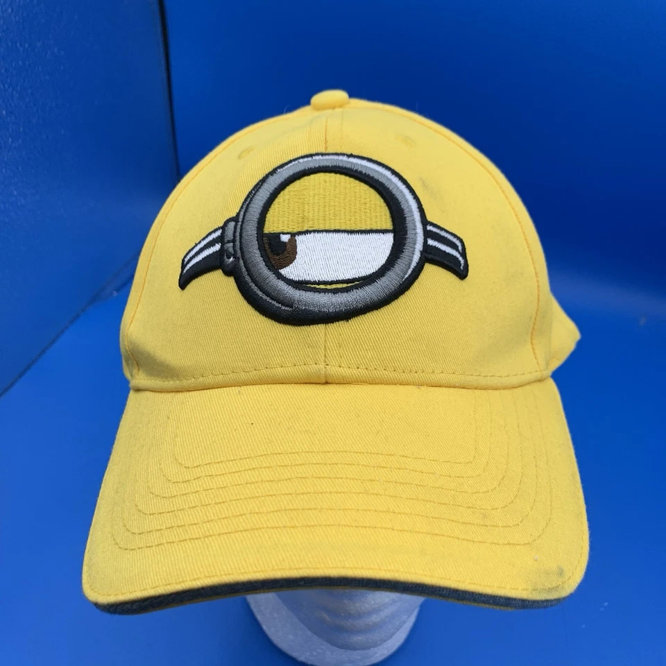 Sombrero Despicable Me Minions Gorra Cara Amarilla Espalda Elástica Adulto Universal Studios Foto 2 de 4