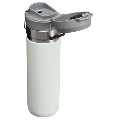 Stanley Insulated Stainless Steel Water Bottle w/ Flip Lid for Hot or Cold