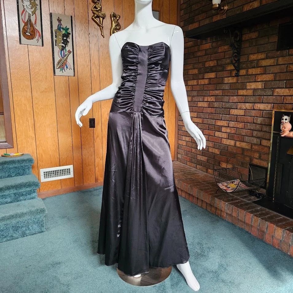 off the shoulder black dress Ladivine CD0186 Corset Off Shoulder Sexy Long Black Wedding Dress