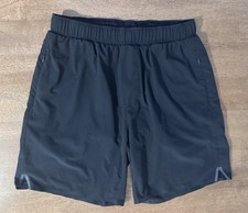 Rhone Shorts Mens M Gray  Raised To Face Any Challenge  Athletic Lined Workout