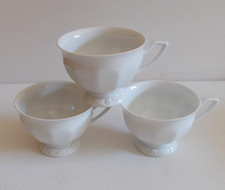 Rosenthal Classic Rose Maria weiß Porzellan Kaffeetasse/Teetasse 3 Stück Top!