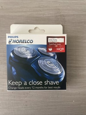 3x Philips Norelco.Original Ersatz HQ9.Scherköpfe für Rasierer.Serie.