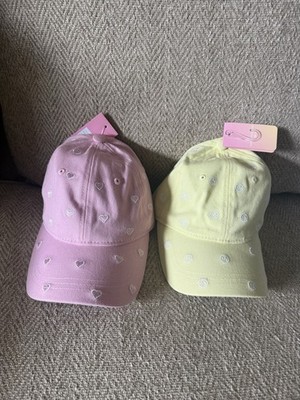 NWT Lot Of 2 Stoney Clover X Target Baseball Caps Hats Pink Yellow