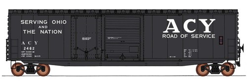 Coche de carga Intermountain HO 45632 PS-1 50' AC&Y (Negro) | Zustand: New