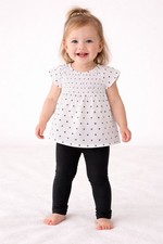 Carter's Baby Girls' 2-Piece Polka Dot Top & Legging Set   9 Months