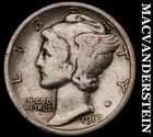 1917 Mercury Dime- Silver- Scarce Better Date No Reserve #J5127