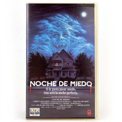 NOCHE DE MIEDO TOM HOLLAND CHRIS SARANDON AMANDA BEARSE VAMPIROS HORROR CULT VHS