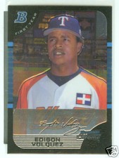Edison Volquez Cincinnati 05 Bowman Chrome Draft R/C