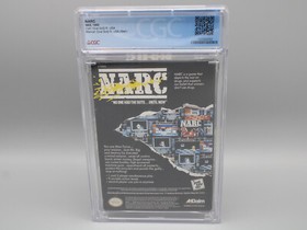 NARC Nintendo NES 1990 Acclaim CIB Complete in Box CGC Graded 8.5 - 9.8 Cart!