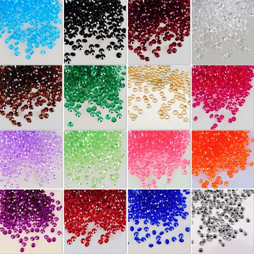 4.5mm Acrylic Diamond Confetti Wedding Bridal Party Table Decoration