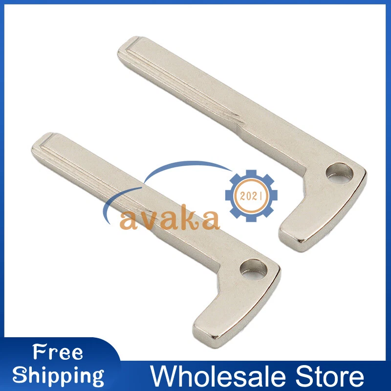 For Mercedes Benz CLA CLS CLK GLK GLA 2Pcs Uncut Emergency Insert Key Blade Foto 2 de 4