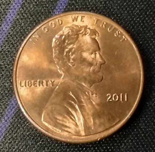 2011P-1DO-006 Error Lincoln Double Die Obverse!! (B2) - Picture 4 of 11