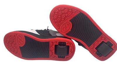 Heelys Flow White/Black/Grey/Red #770393H Size Boys Youth 3 / Tool u0026amp;  Cap In Box | eBay
