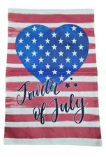 New Independence Day Linen Double-Sided Garden Flag 12''x18'' 4th Of July Flag