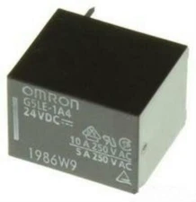 Omron G5LE-1A4-E DC24 PCB Mount Power Relay SPST 250V 10A Contacts 24VDC *Qty 5*