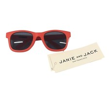 Janie and Jack Sunglasses Square Orange Frames 0-2 Years