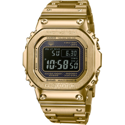 最終　CASIO G-SHOCK GMW-BH5000GD-9JF Casio G-Shock GMW-B5000GD-9JF Gold Full Metal Solar Digital Men`s