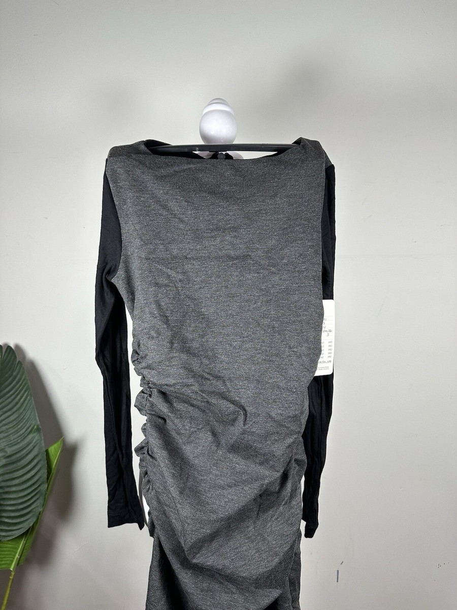 nicole miller long sleeve dress New Original Nicole Miller Women's Sleeve Dress with Pockets Medium M Cabernet