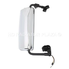 Chrome Mirror Passenger Right Side Power Heated Assembly For 04-12 Volvo VNL