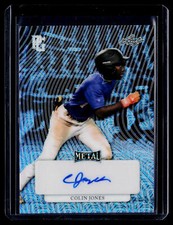 2023 Leaf Perfect Game 1/1 Platinum Mojo Colin Jones Pre-Production Proof Auto