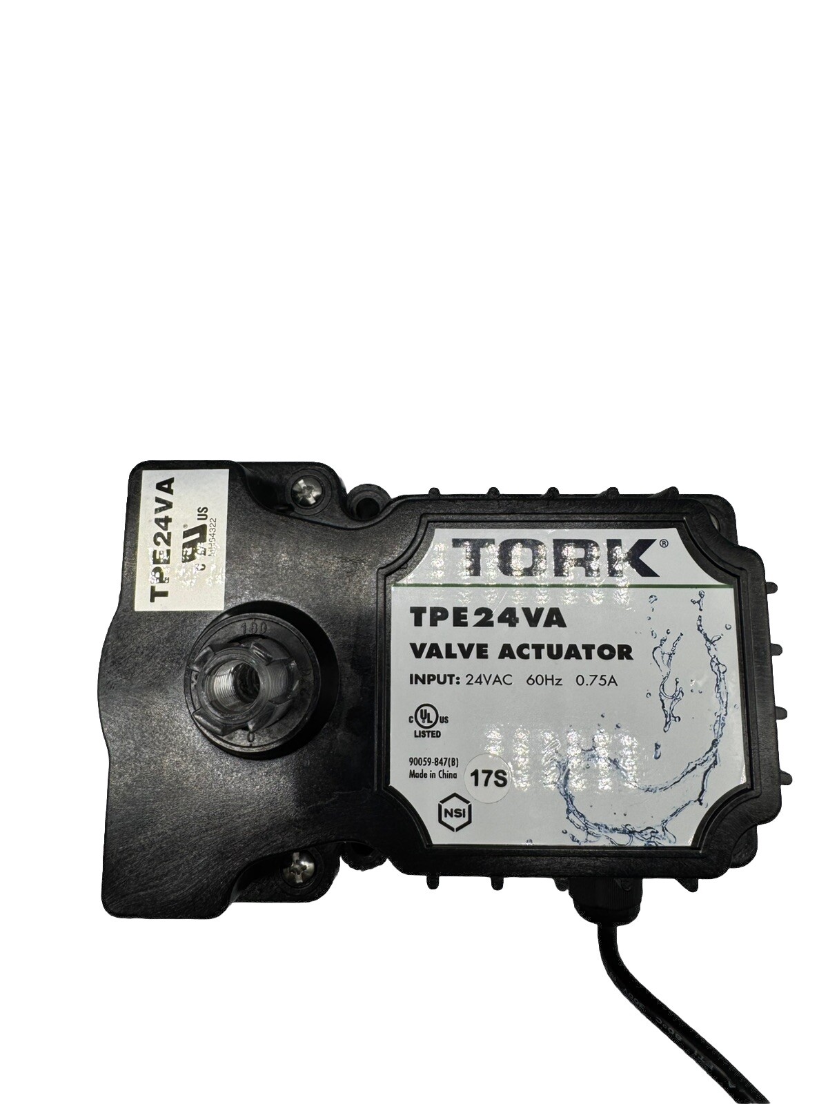 NSI Tork TPE24VA 24VAC 60Hz 0.75A Pool Spa Diverter Valve Actuator