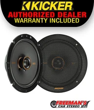 Kicker 51KSC6704, KS-Series 6.75" 2-way 4-ohm Coaxial Car Speakers - Pair