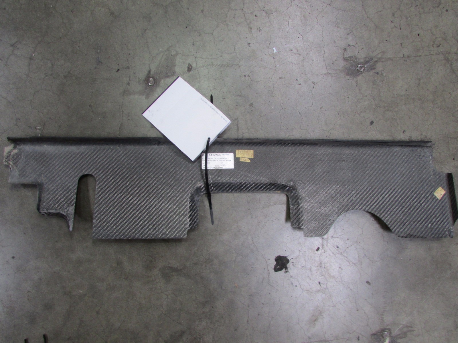 Lamborghini Murcielago LP640, Carbon Fiber Front Engine Bay Panel P/N 418103747A