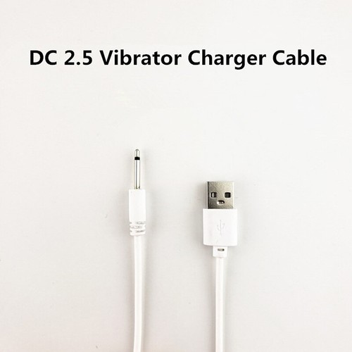 USB DC 2.5 Vibrator Charger Cable Cord for Rechargeable Adult Toys VibratoXI X❤F - Photo 2/6
