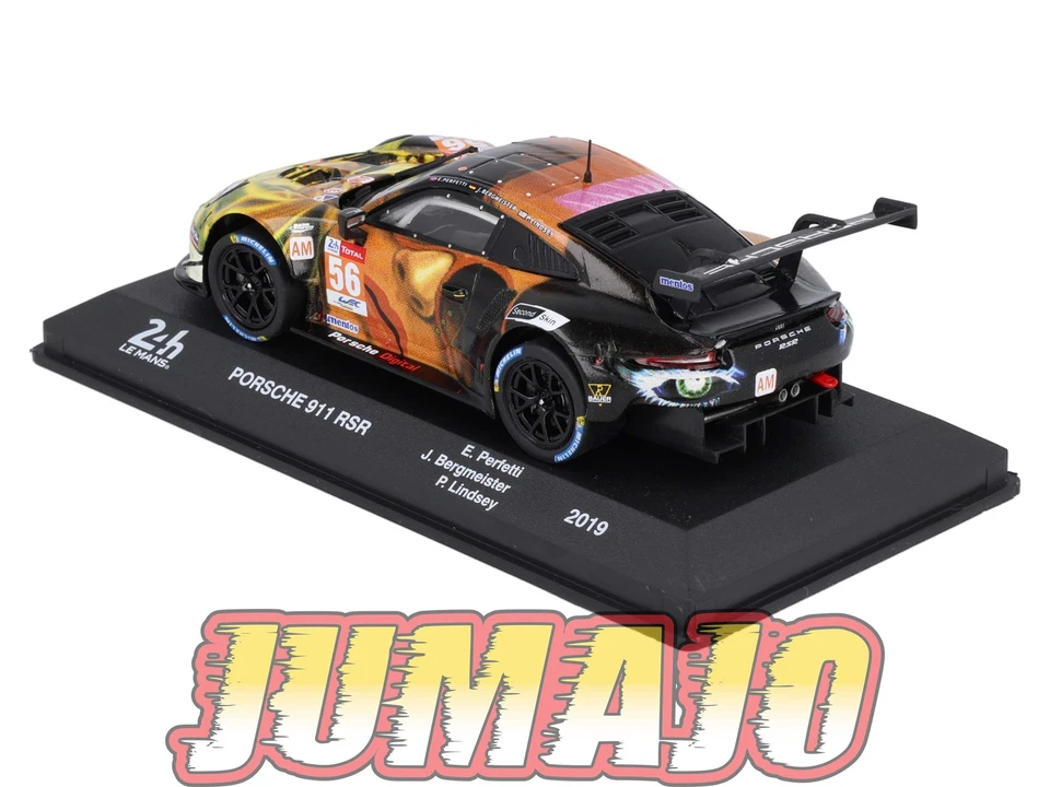 24H259 Voiture 1/43 CENTAURIA 24 Heures Mans : PORSCHE 911 RSR 2019 #56 E.Perfet - Photo 3/4