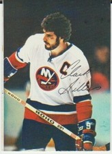 Clark Gillies 1977-78 Topps Glossy Inserts #6 Square Corners, New York Islanders