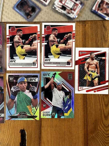 (7) Lote de novato Gilbert Burns UFC - Imagen 3 de 3