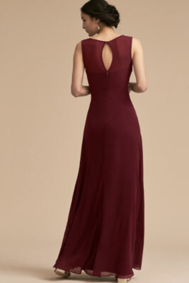 Anthropologie BHLDN Capulet Long Dress Gown Wine Burgundy Bridesmaid MOB XS | eBay Anthropologie BHLDN Capulet Long Dress Gown Wine Burgundy Bridesmaid MOB XS | eBay