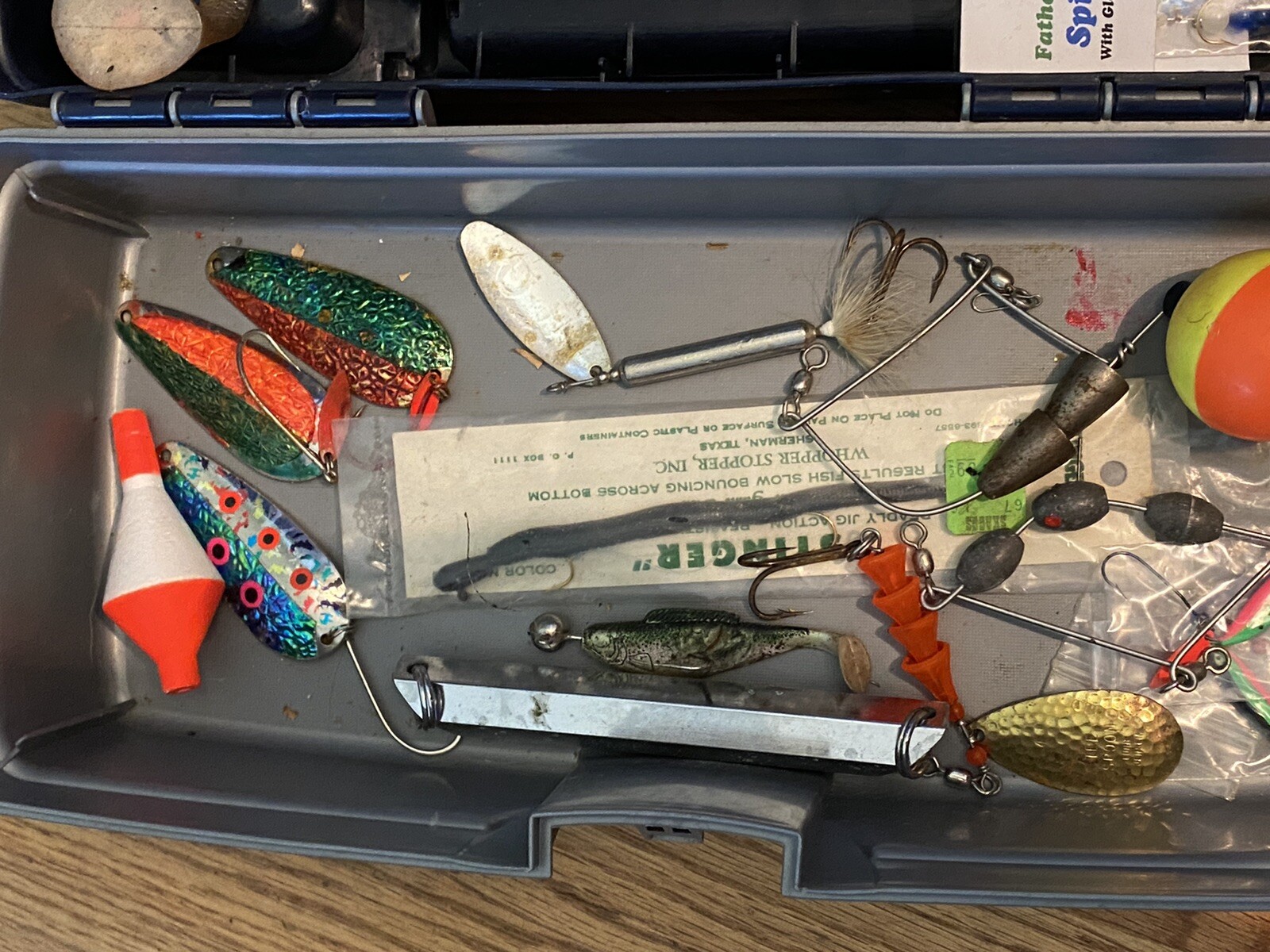 Tackle Box With Lots Of Fishing Lures, Spoons & More - Image 6