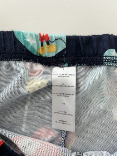 Disney 100 Hombres Vacaciones de Navidad Manga Larga Pijama Pantalones Talla 2XL Suave Nuevo con Etiquetas - Imagen 9 de 10